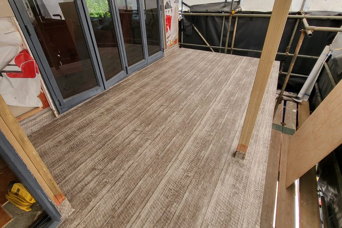 Single layer trafficable membrane.